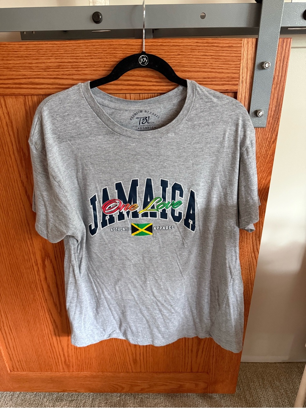 Jamaica One Love Grey Graphic Tee
